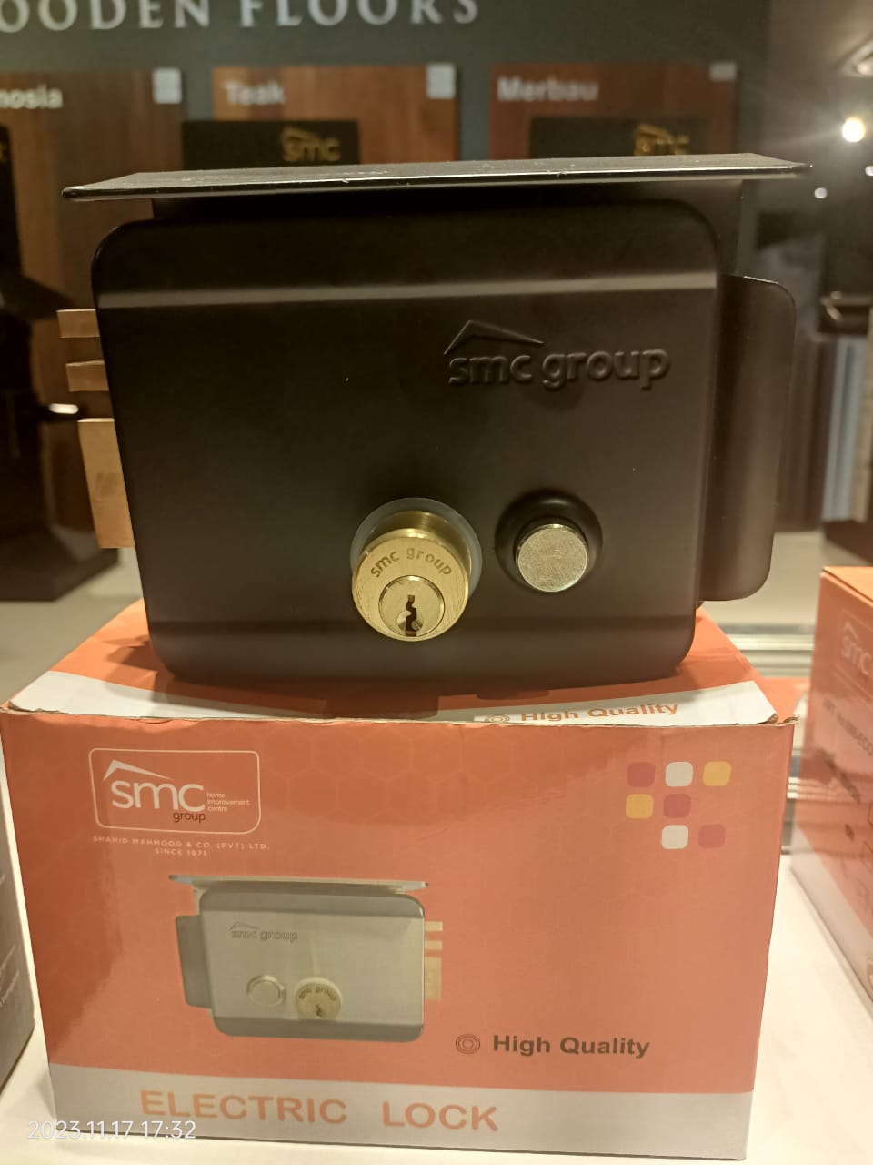 SMC Electric Rim Door Lock | Heavy Duty Security Door Lock with Keys