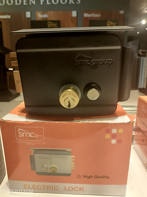 SMC Electric Rim Door Lock | Heavy Duty Security Door Lock with Keys